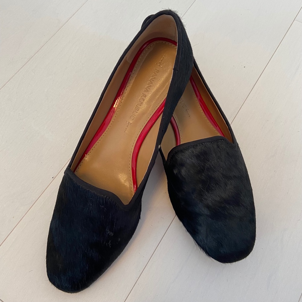 Banana Republic Calf Hair Flats